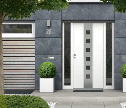 puerta blanca de exteriores provepuertas